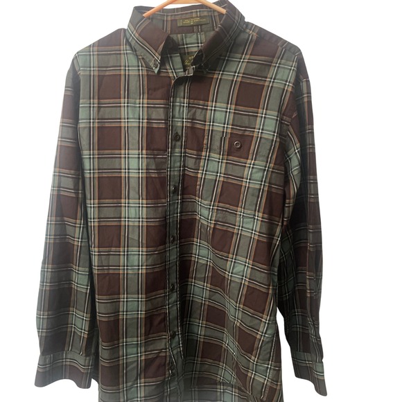Orvis Charles F. Orvis Signature Collection Medium Plaid Button Up‎ Shirt Men's - Picture 5 of 7